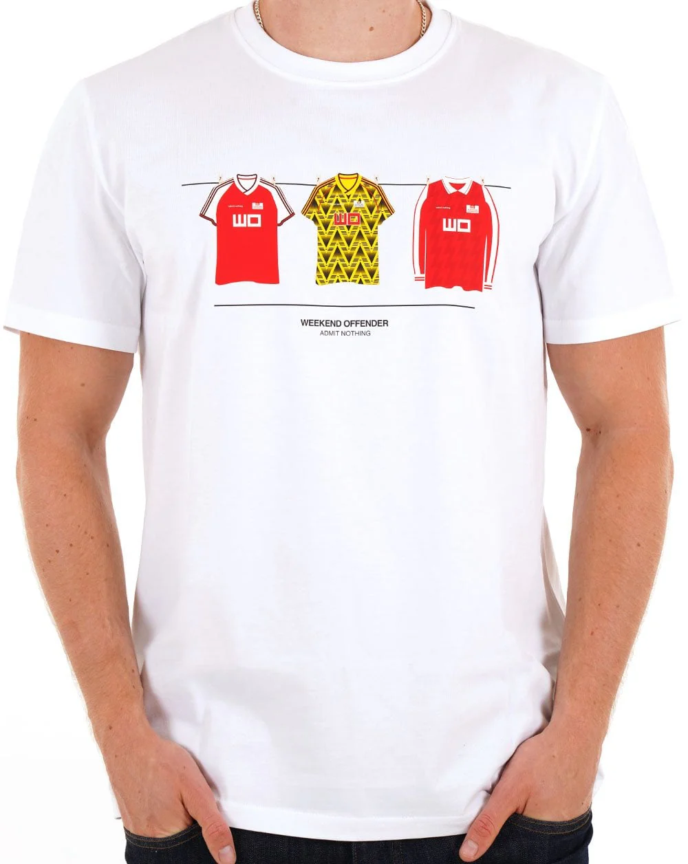 Weekend Offender Arsenal Kits T Shirt White