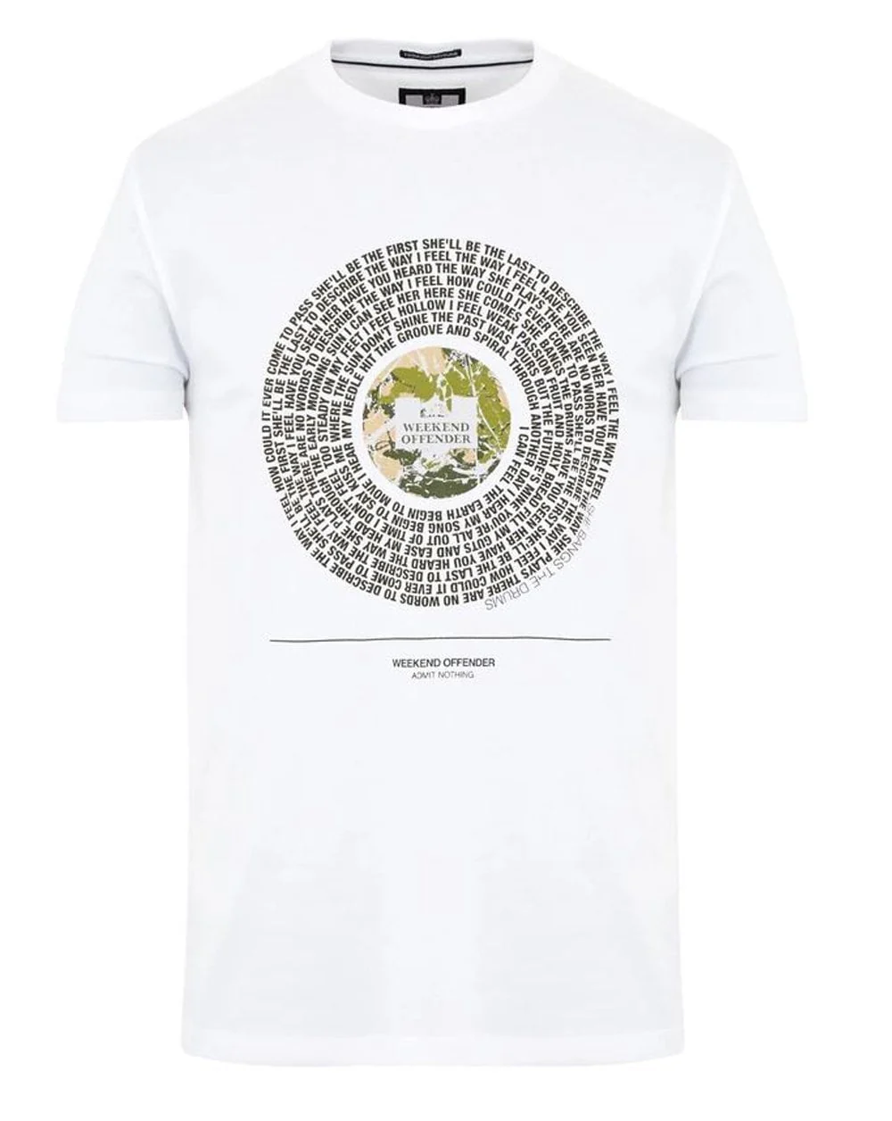 Weekend Offender Bangs T-shirt White