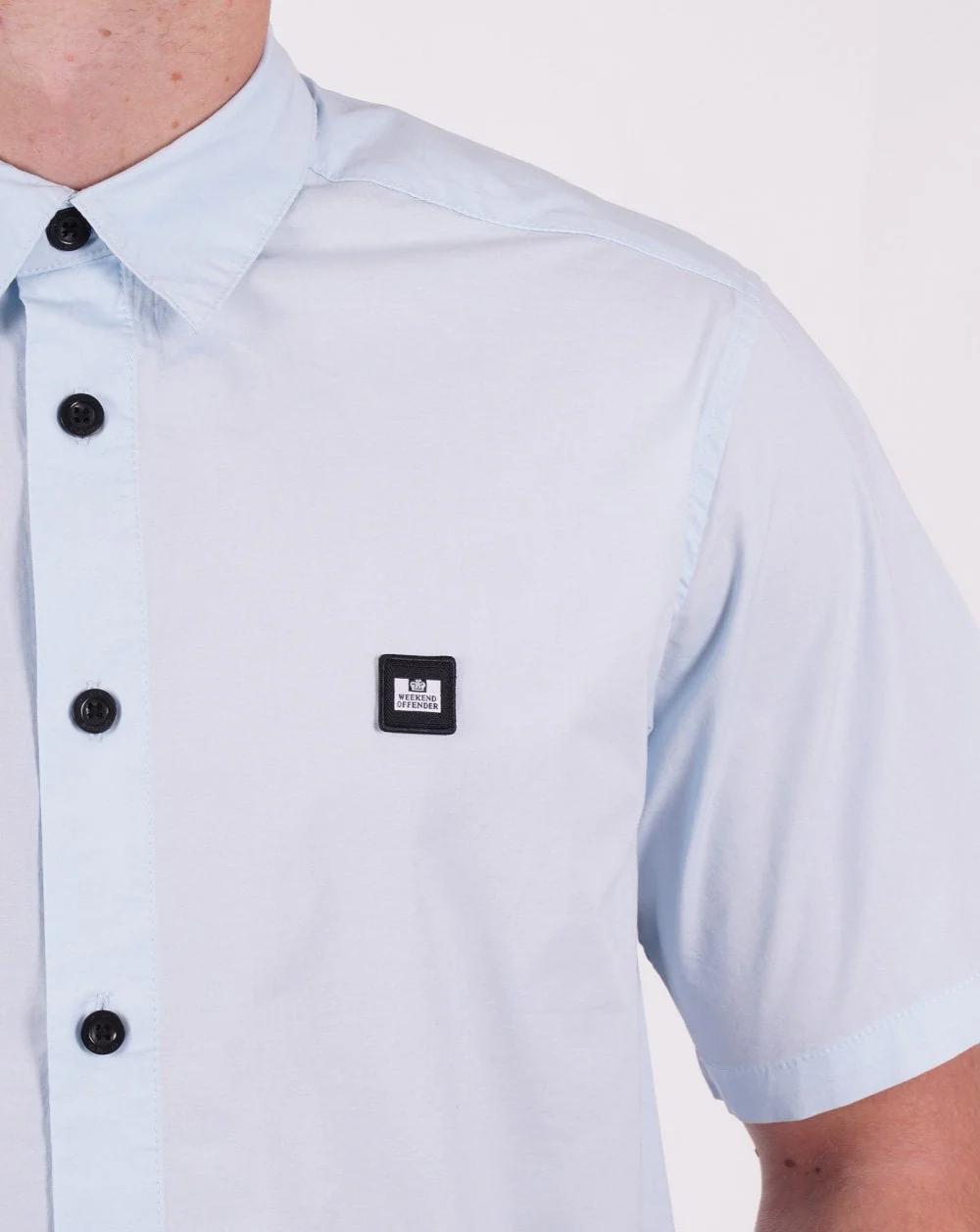 Weekend Offender Barboza SS Shirt Sky Blue - Image 2