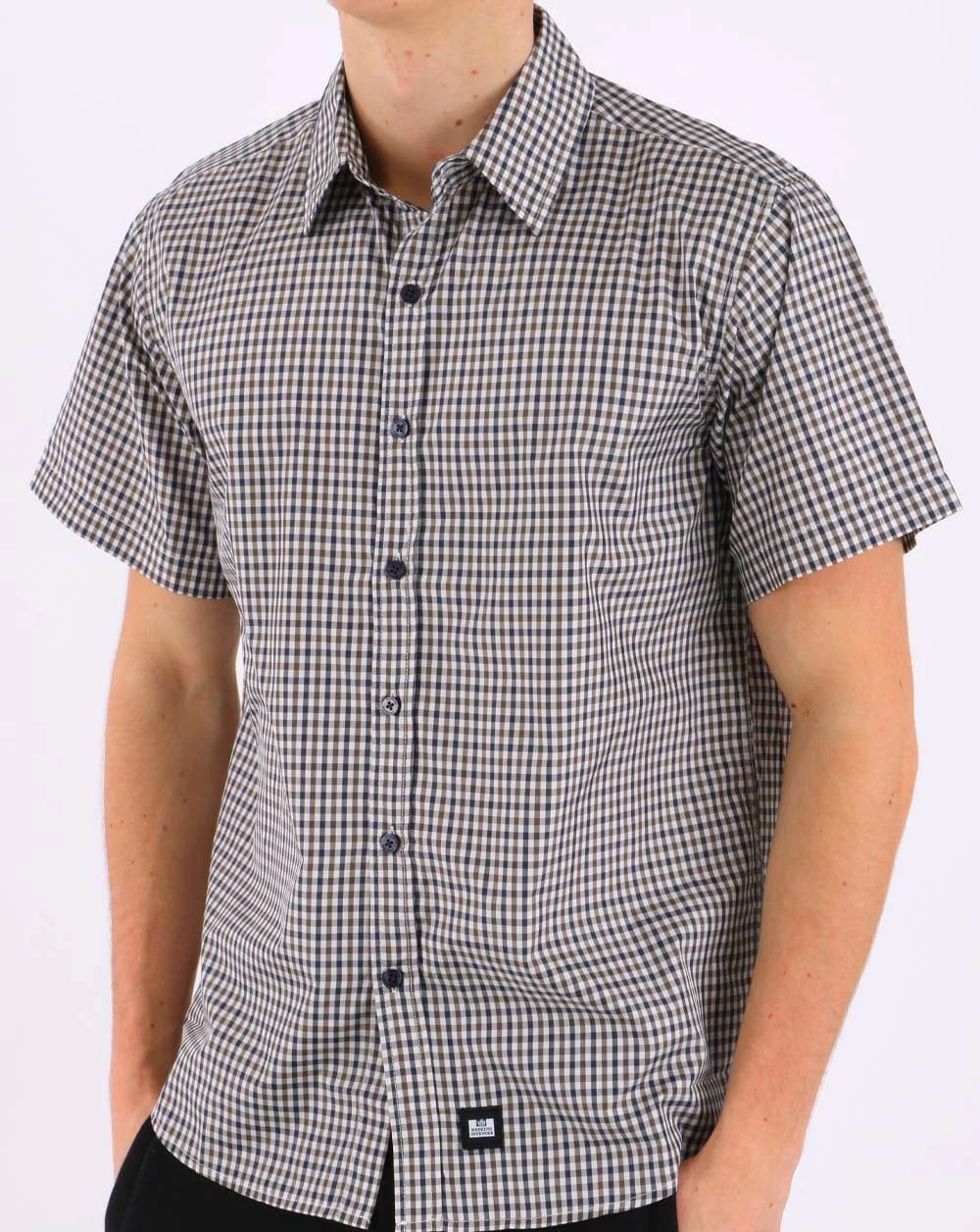 Weekend Offender Bayview Short Sleeve Shirt House Check - Image 3