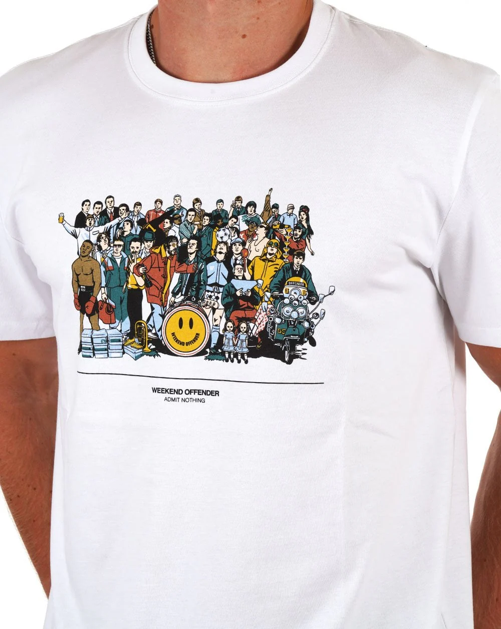 Weekend Offender Blake T-shirt White - Image 2