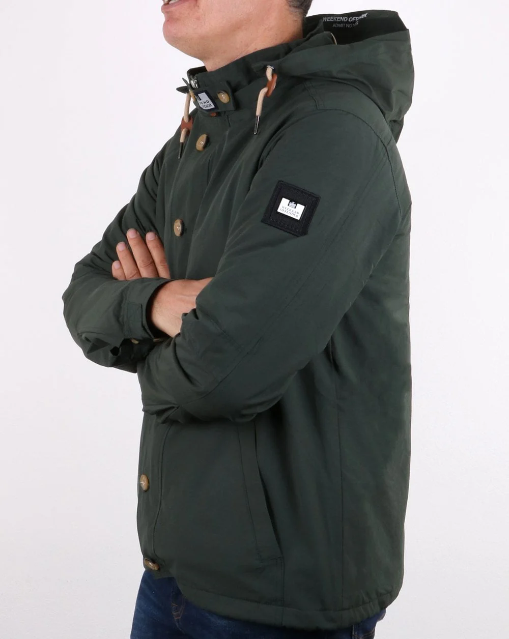 Weekend Offender Brook Jacket Green - Image 3
