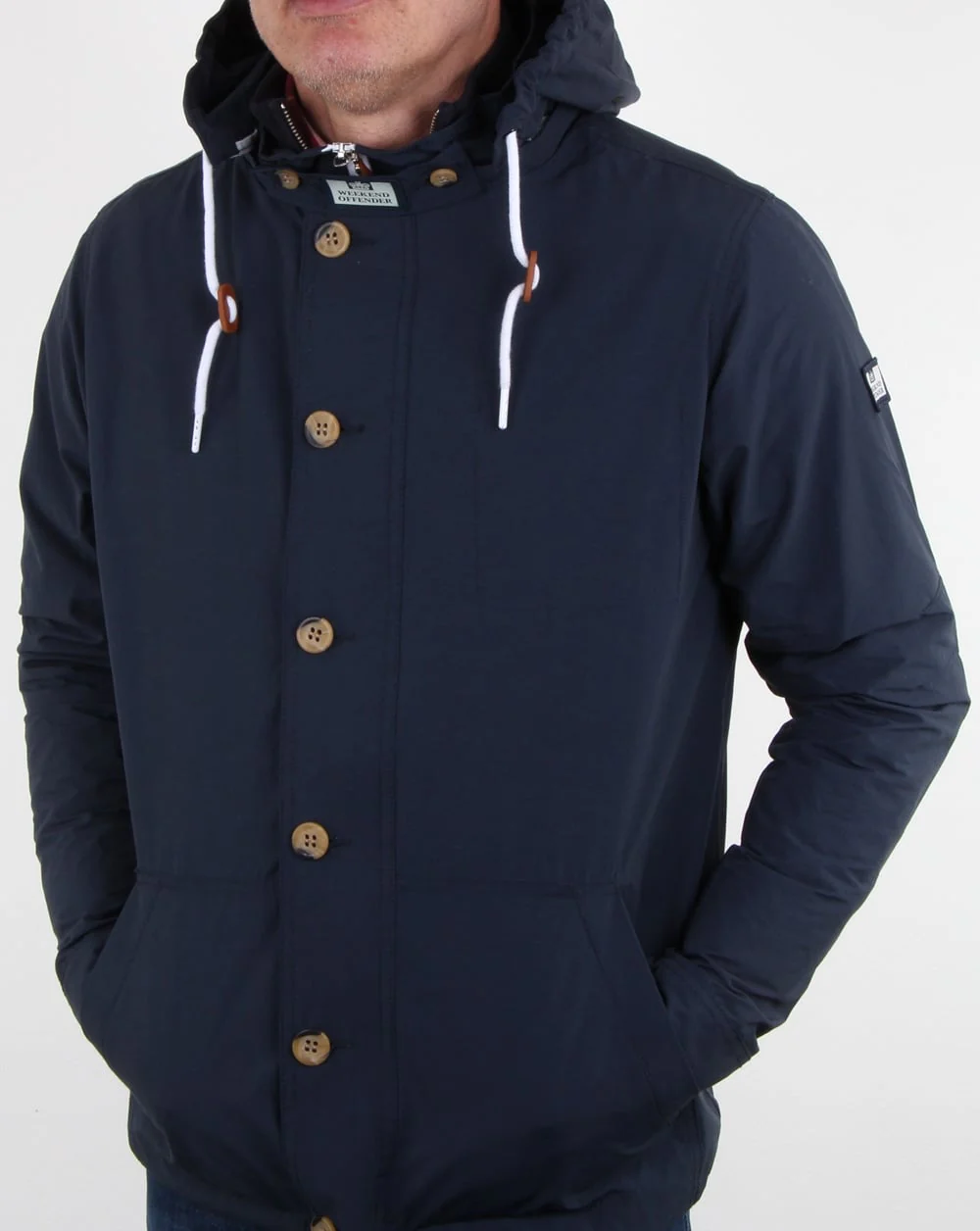 Weekend Offender Burgess Jacket Navy - Image 2