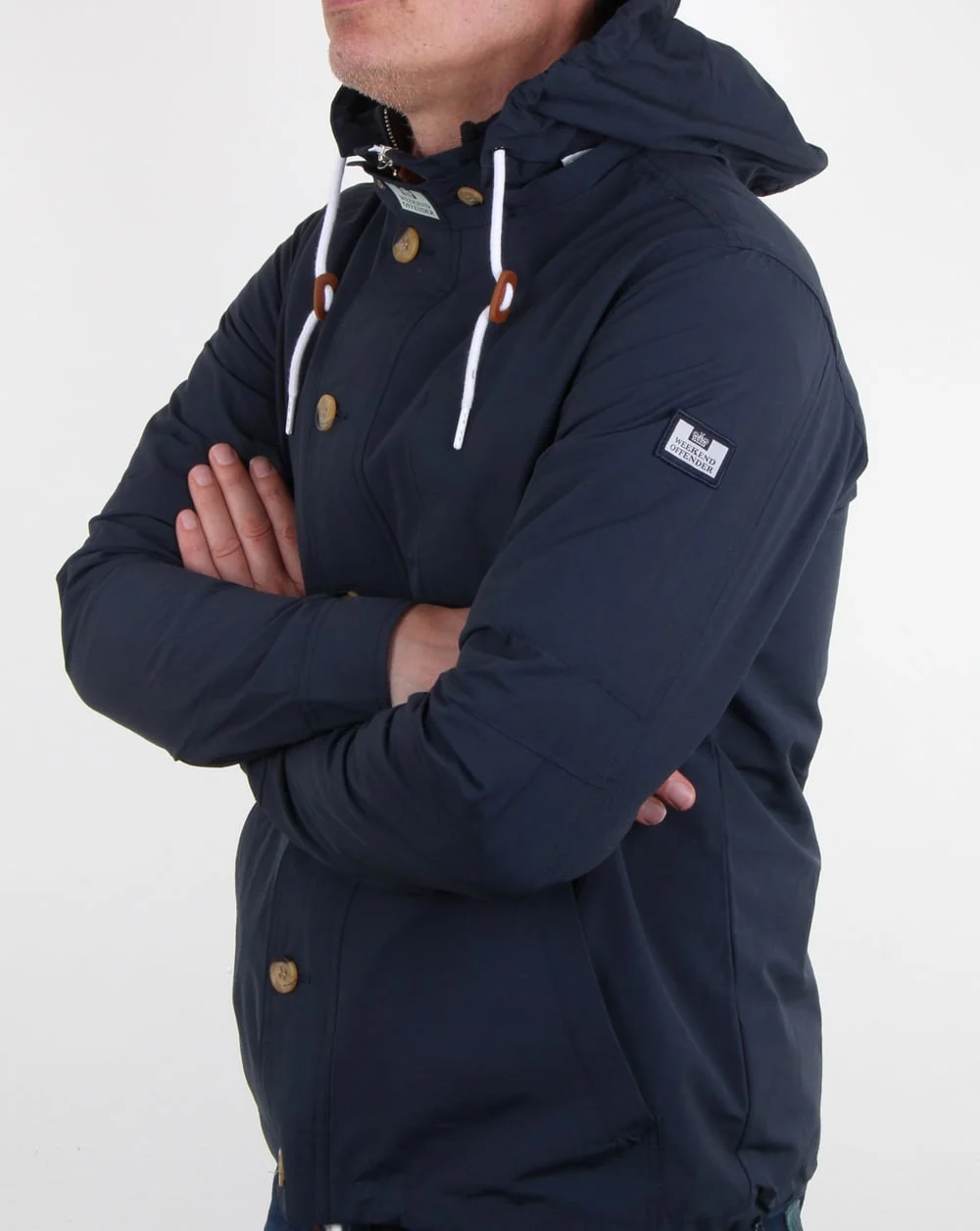 Weekend Offender Burgess Jacket Navy - Image 4
