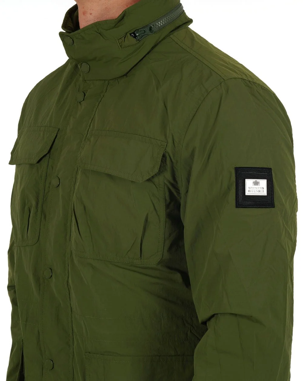 Weekend Offender Calloway Jacket Olive - Image 5