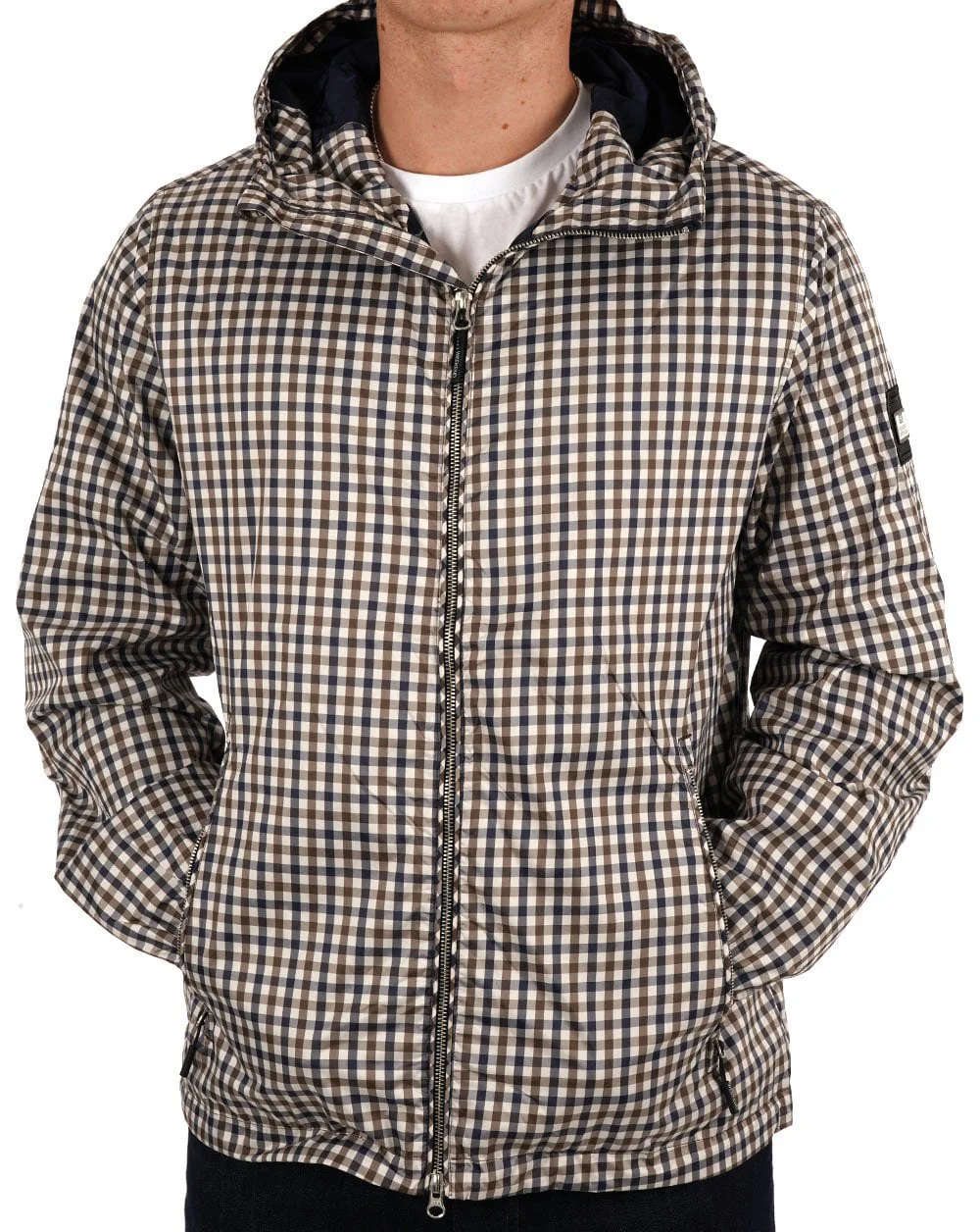 Weekend Offender Campania Check Windbreaker Mid House Check - Image 2