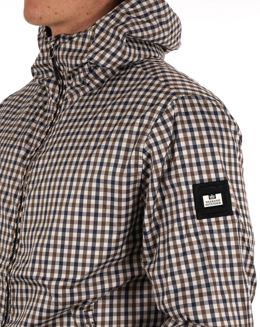 Weekend Offender Campania Check Windbreaker Mid House Check - Image 3