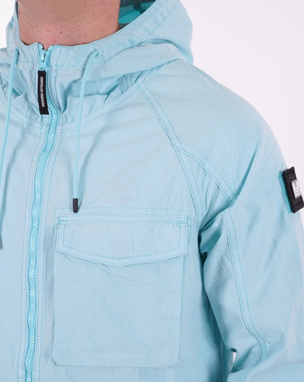Weekend Offender Chisora Jacket Aqua - Image 2