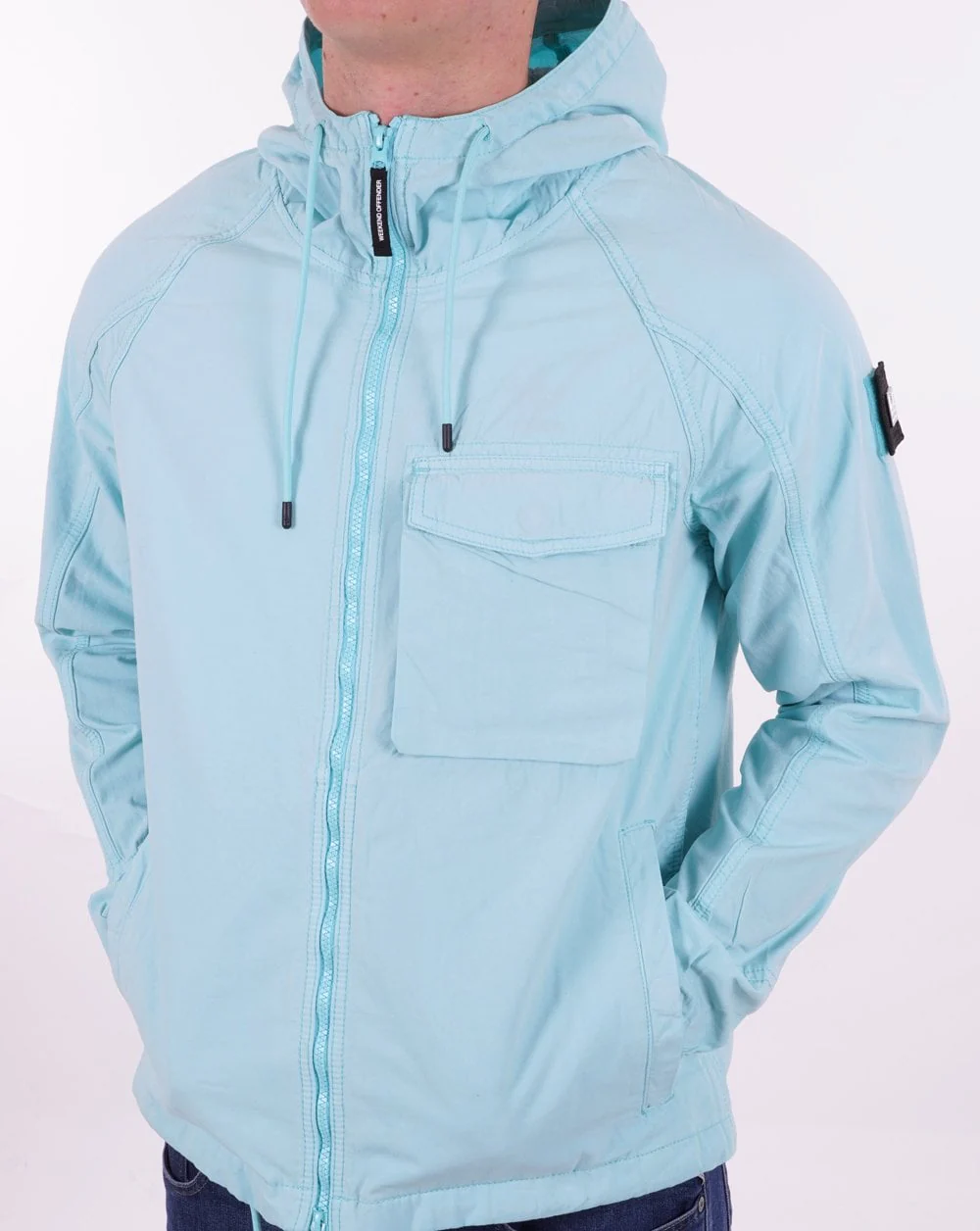 Weekend Offender Chisora Jacket Aqua - Image 3