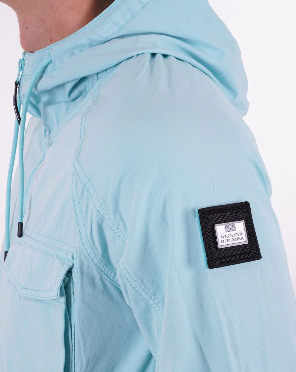 Weekend Offender Chisora Jacket Aqua - Image 4