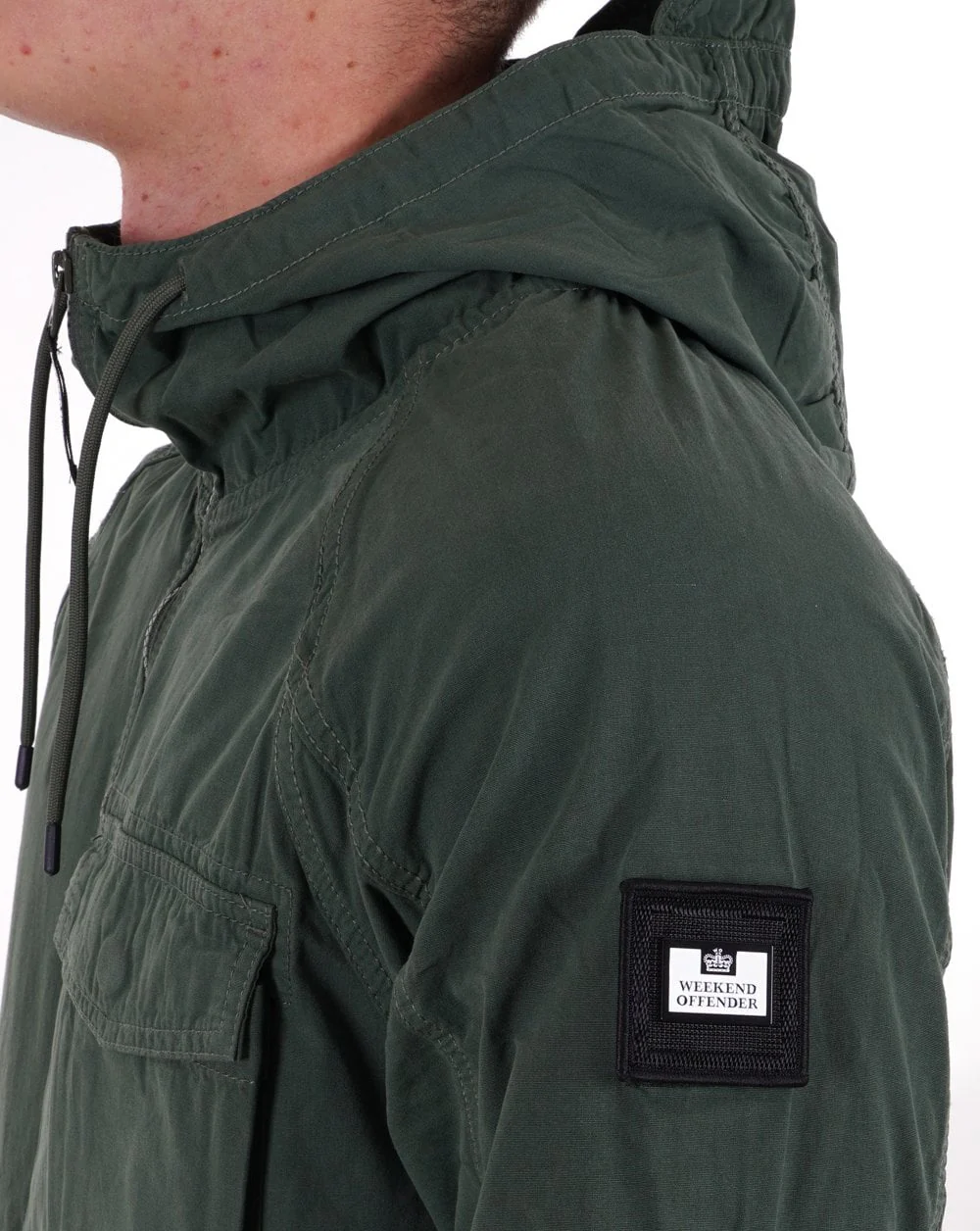 Weekend Offender Chisora Jacket Dark Green - Image 2