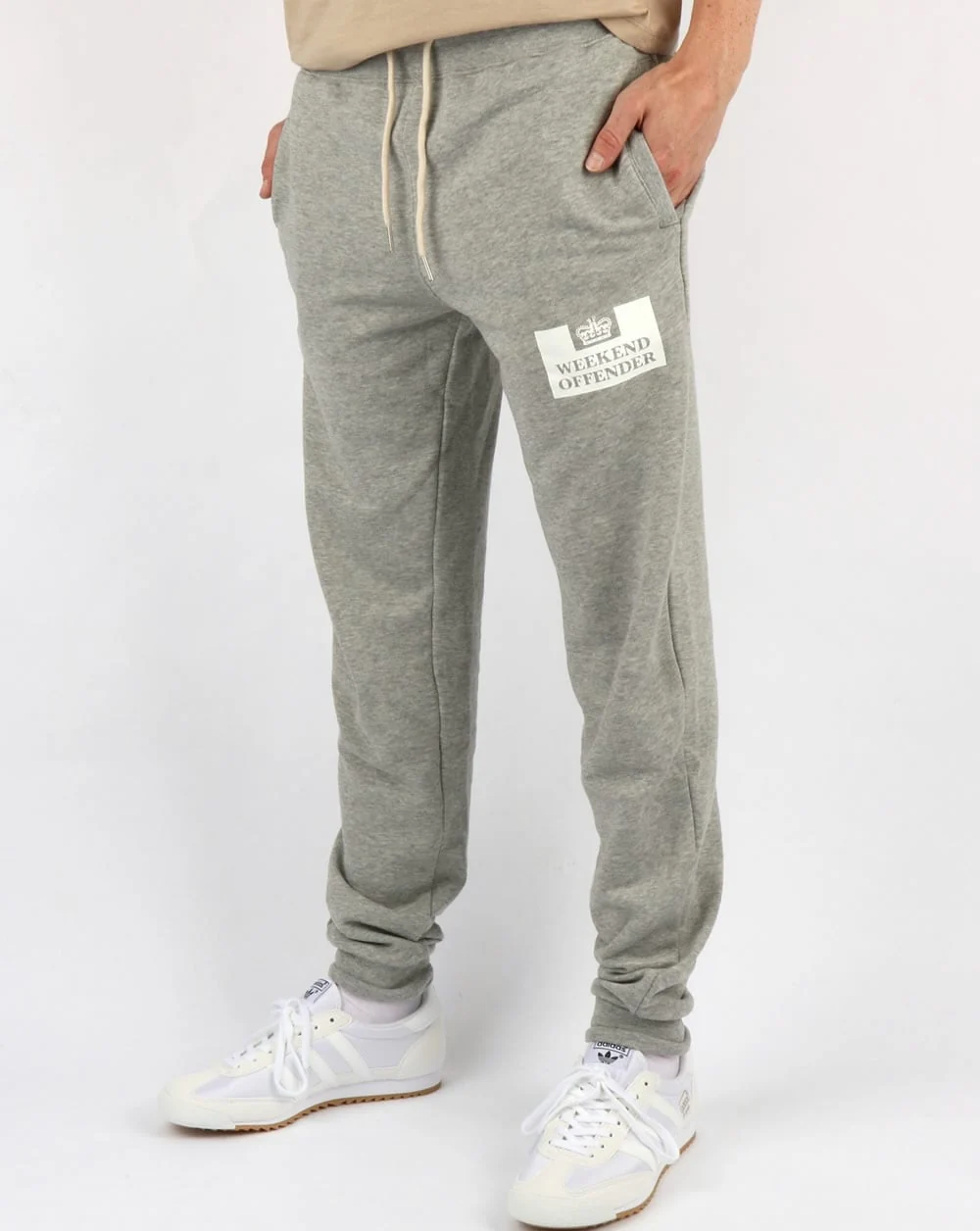 Weekend Offender Classic Jog Pant Grey Marl