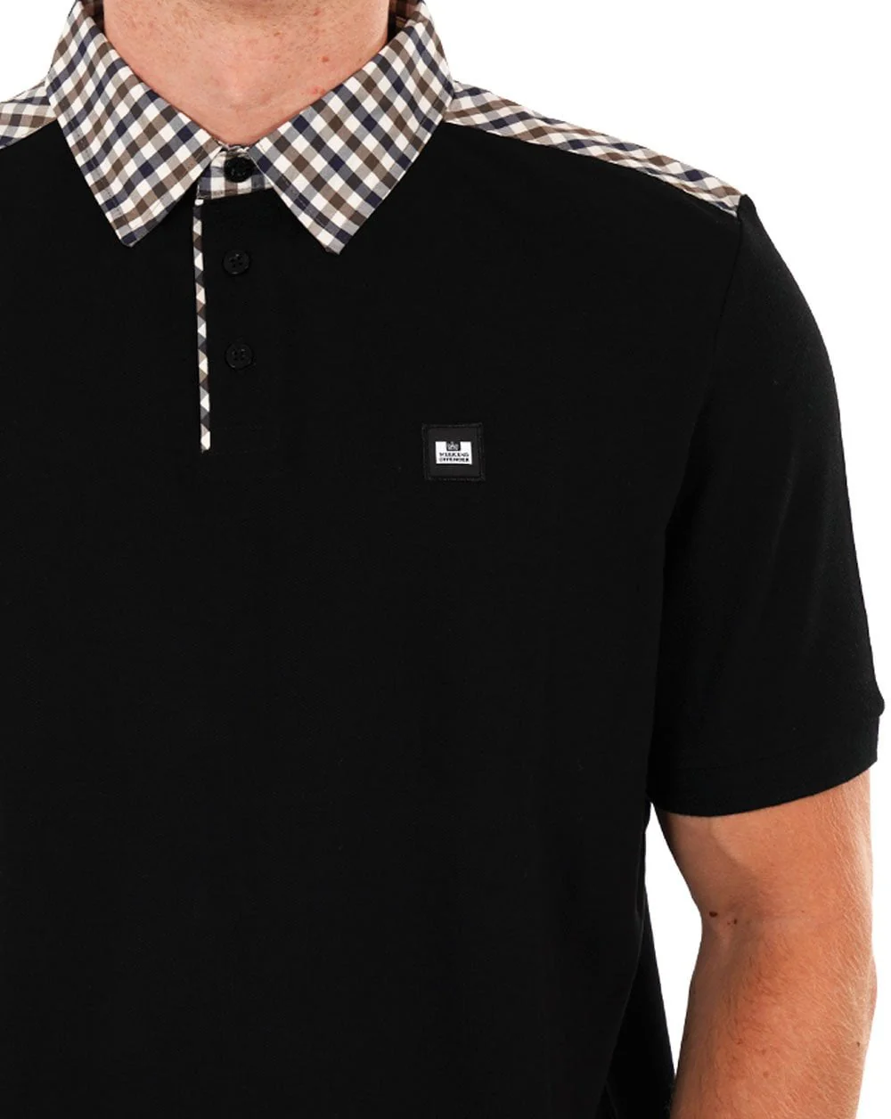 Weekend Offender Costa Polo Shirt Black - Image 2