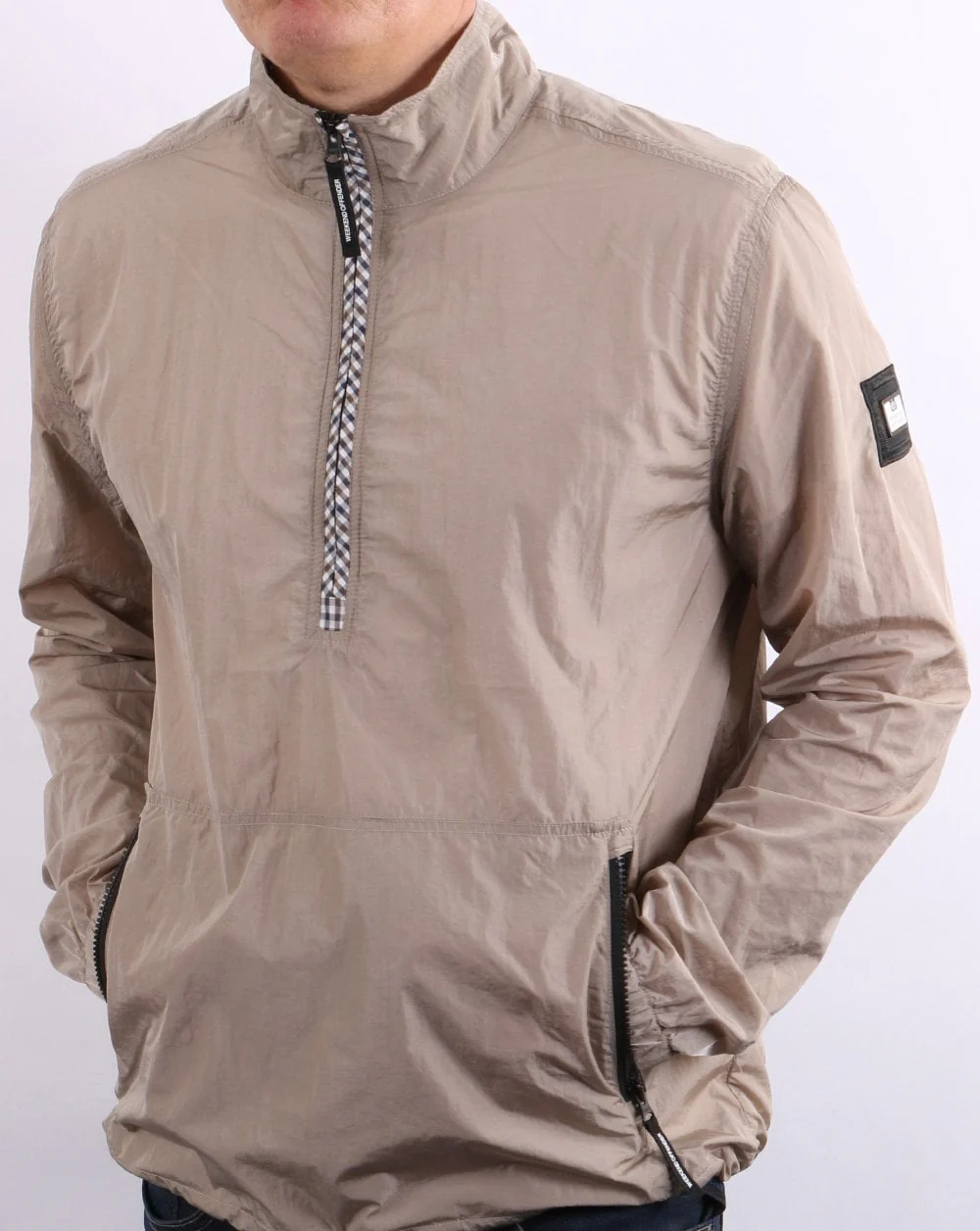 Weekend Offender Covington Half Zip Beige
