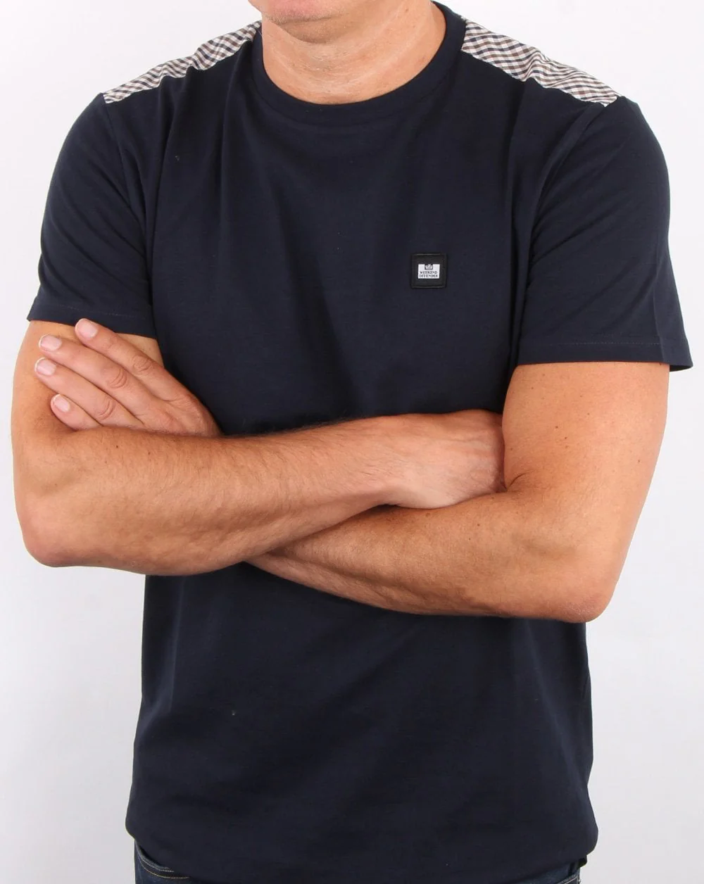 Weekend Offender Diaz T-shirt Navy - Image 3