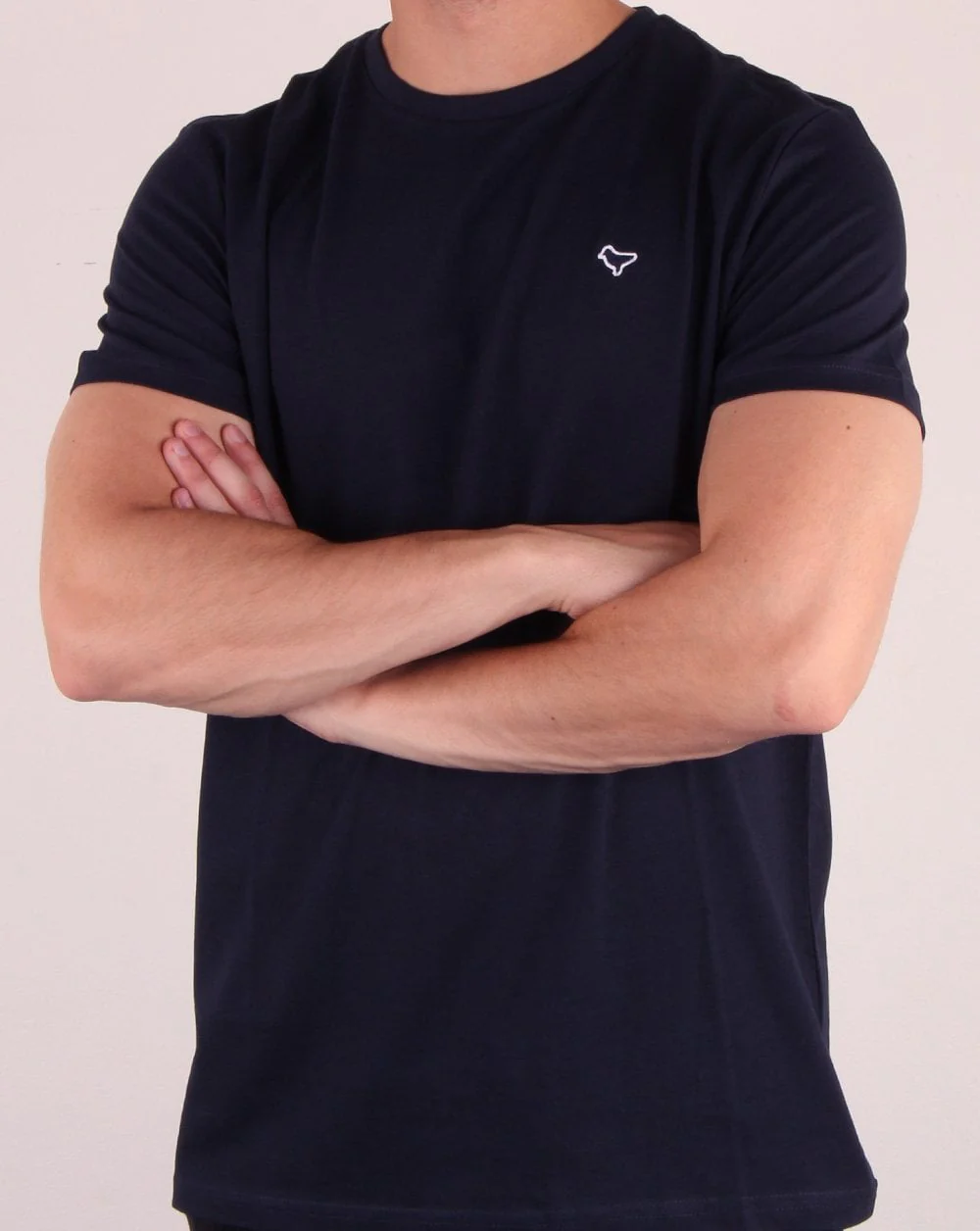 Weekend Offender Dove T-shirt Navy - Image 3