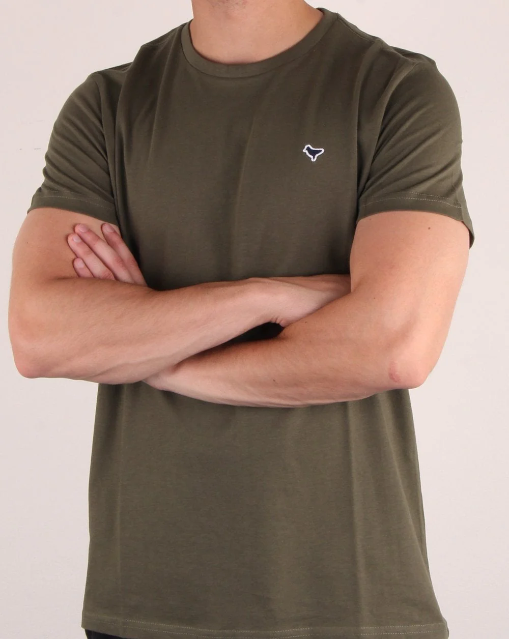 Weekend Offender Dove T-shirt Olive - Image 3