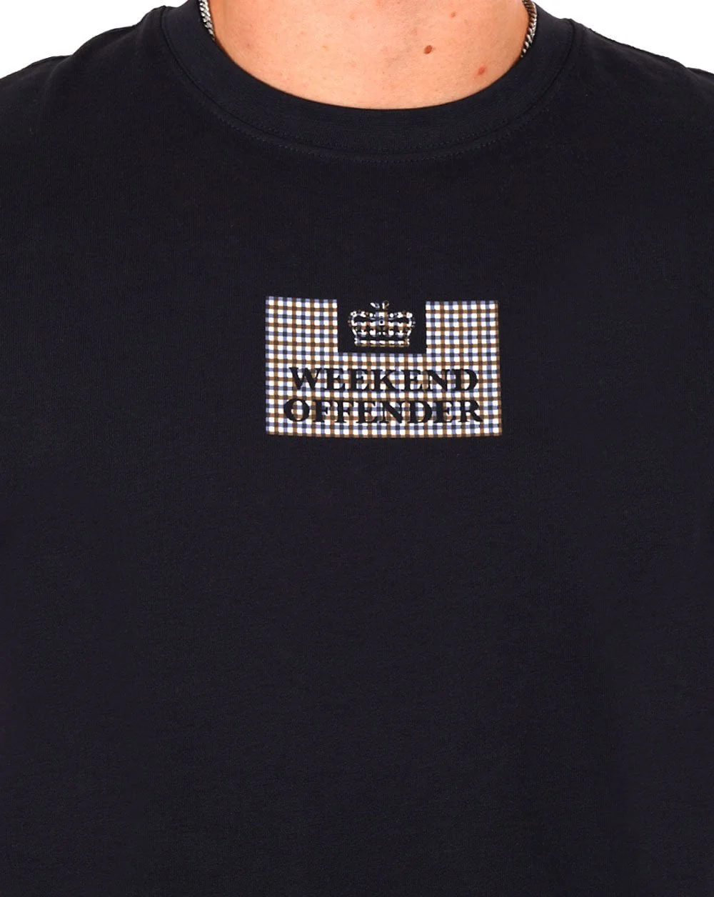 Weekend Offender Dygas T-shirt Navy - Image 2