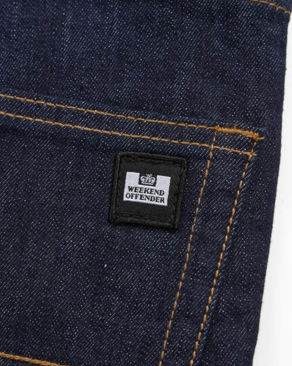 Weekend Offender Easy Fit Jeans Dark Rinse - Image 5