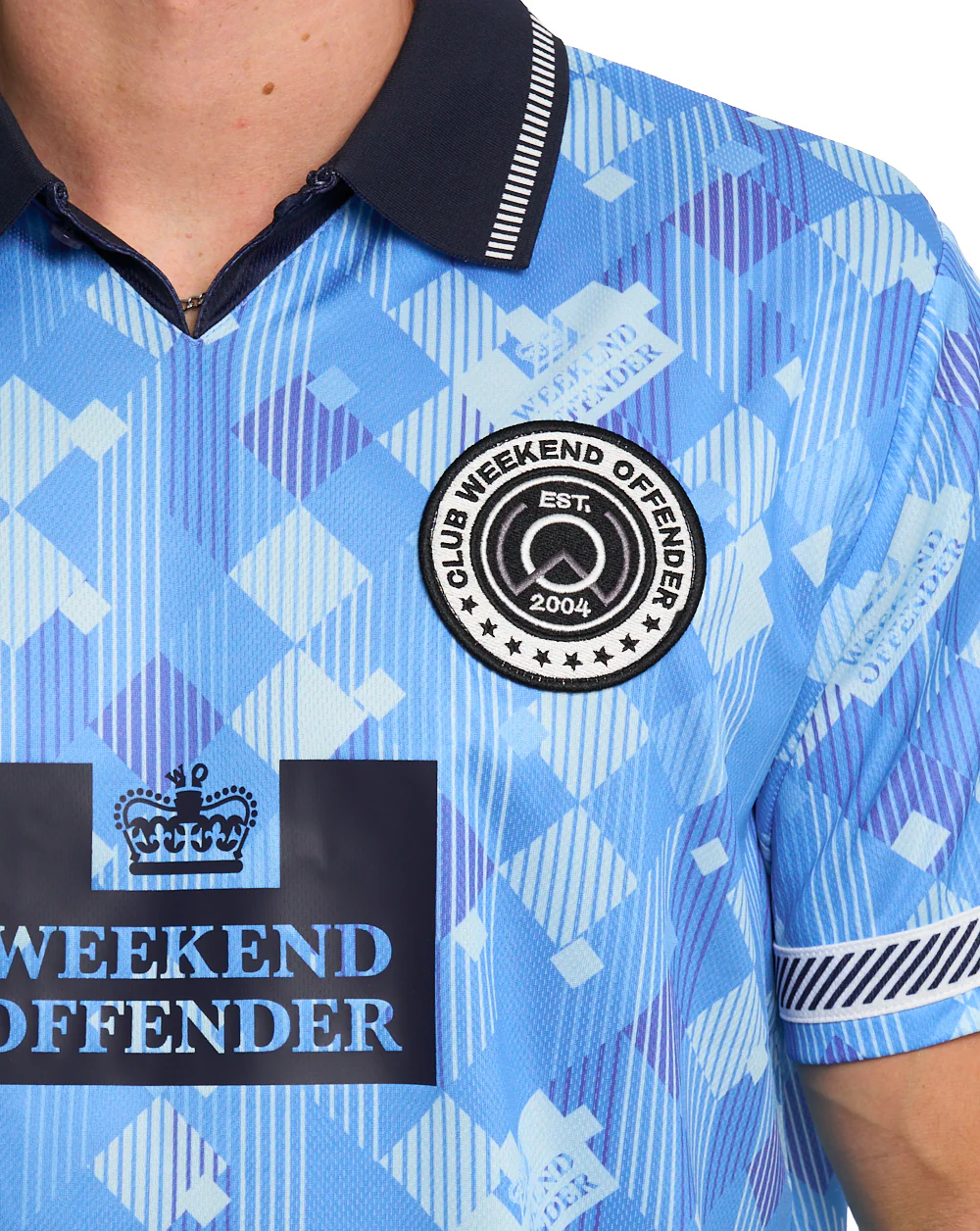 Weekend Offender England Football Shirt Blue - Image 3