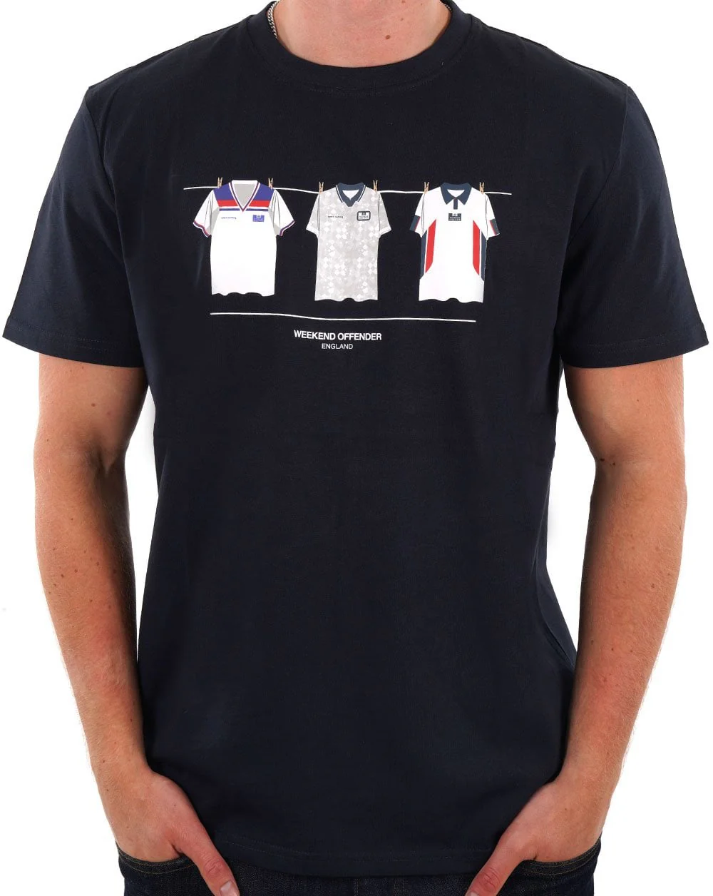Weekend Offender England Home T-Shirt Navy