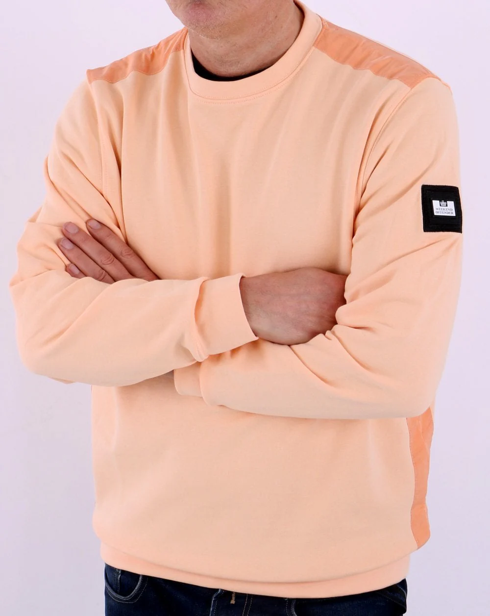 Weekend Offender F Bomb Sweatshirt Apricot - Image 3