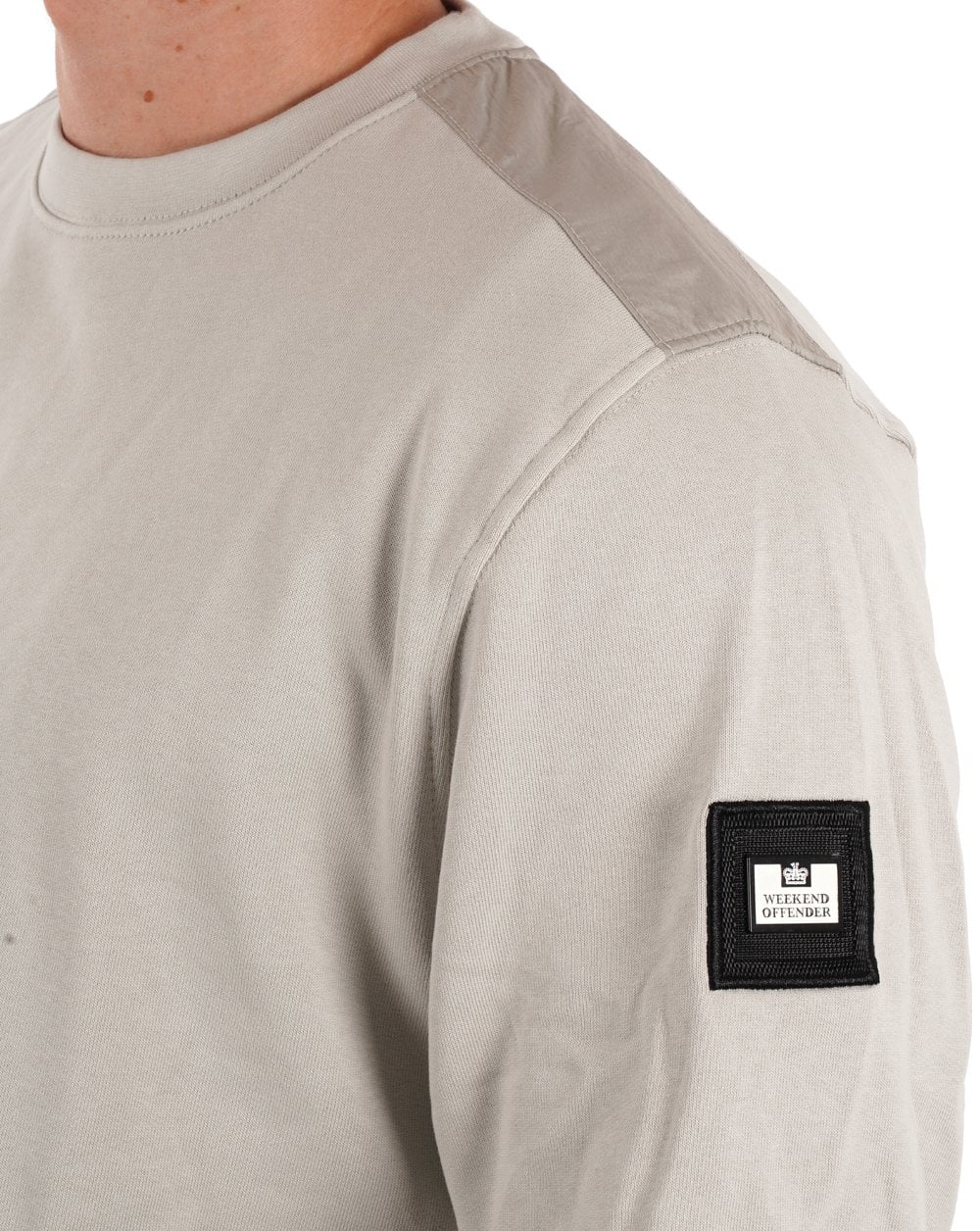 Weekend Offender F Bomb Sweatshirt Cement - Image 2