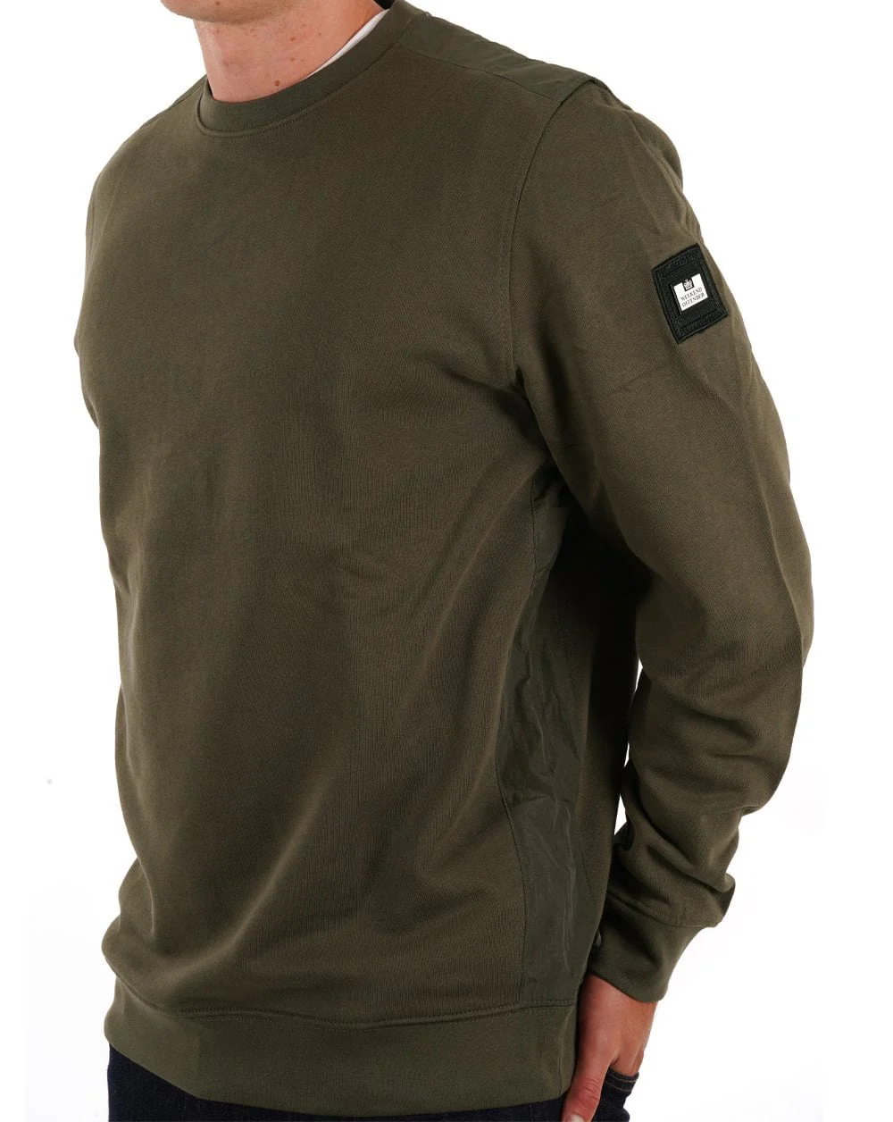 Weekend Offender F Bomb Sweatshirt Khaki Green - Image 2
