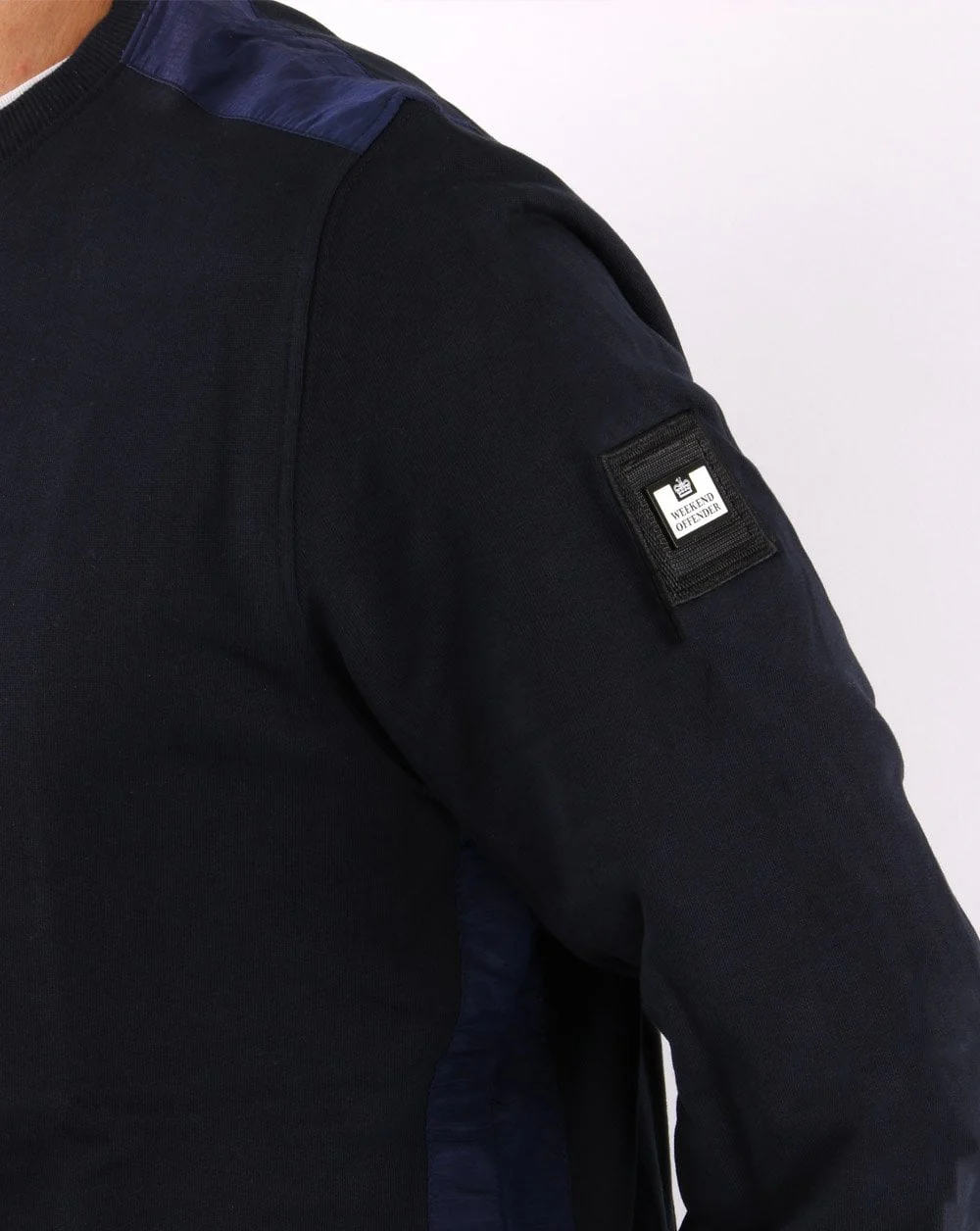 Weekend Offender F Bomb Sweatshirt Navy - Image 3