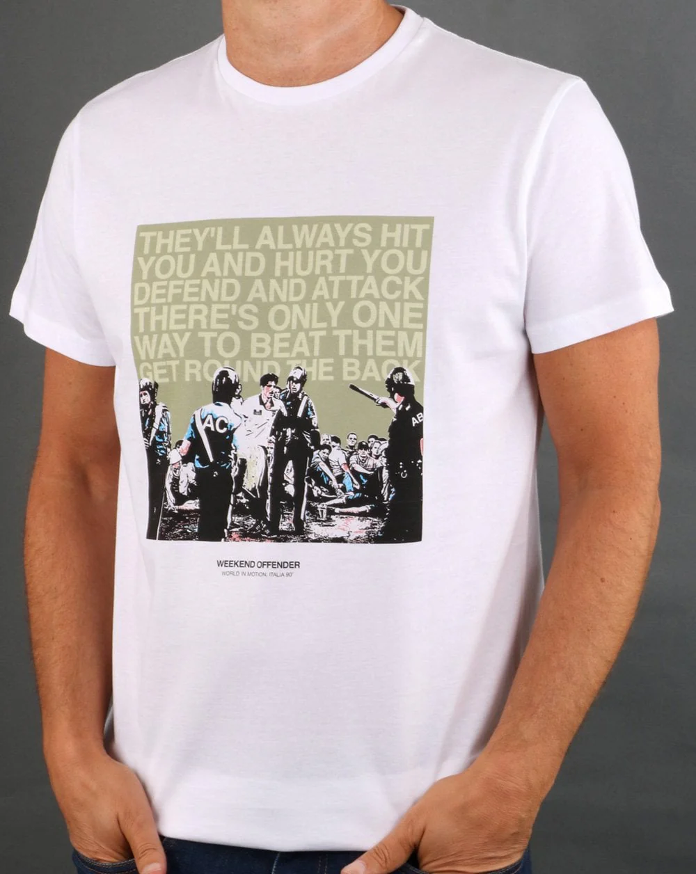 Weekend Offender Fans T-shirt White