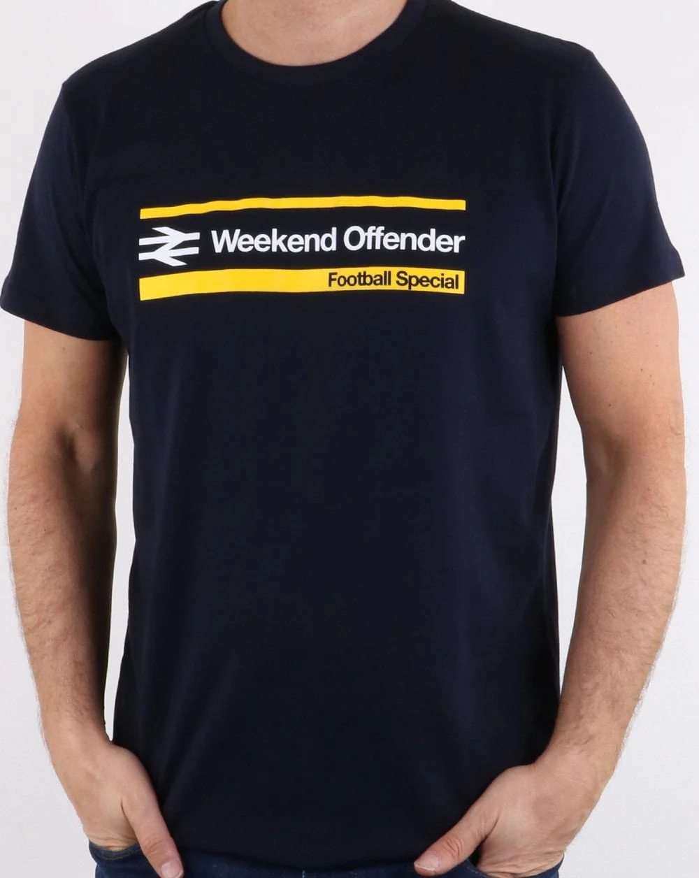 Weekend Offender Football Special Tee Navy - Image 2