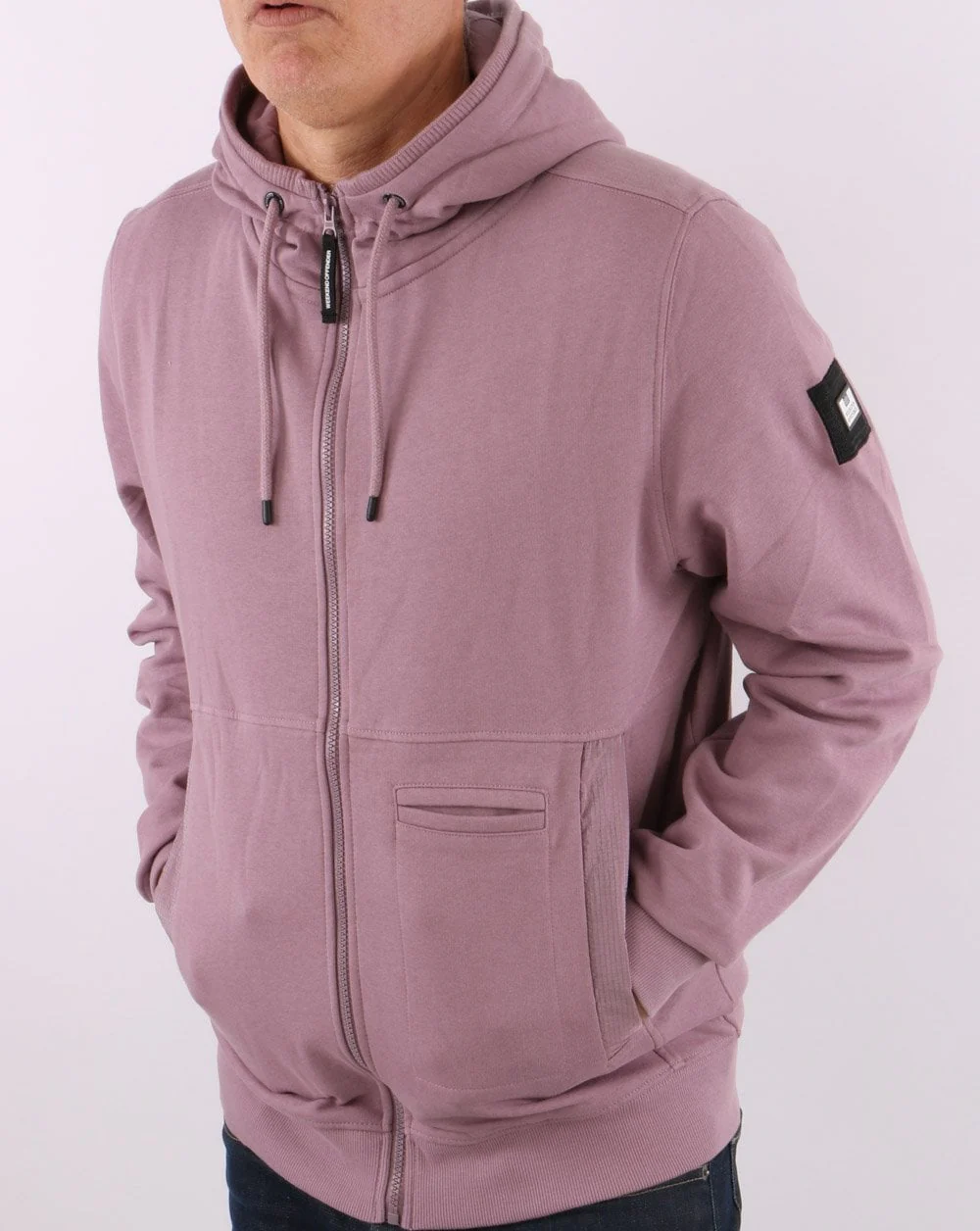 Weekend Offender Full Zip Hoody Lilac