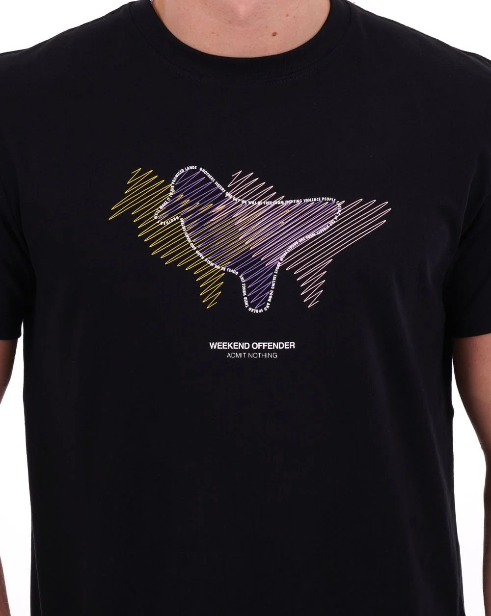Weekend Offender Gabe T-shirt Black - Image 2