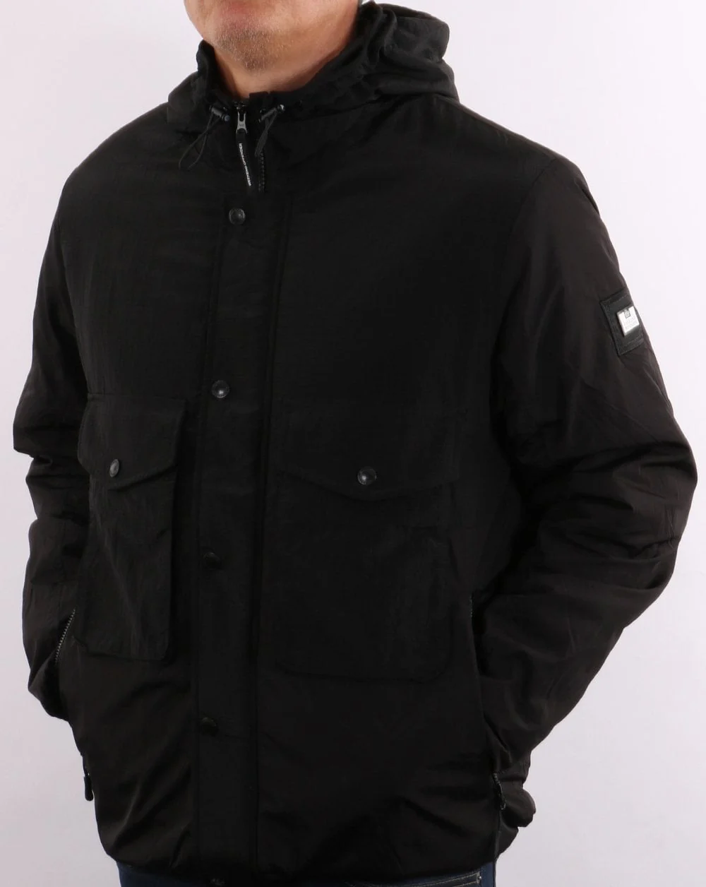 Weekend Offender Garbrndt Hooded Jacket Black - Image 2