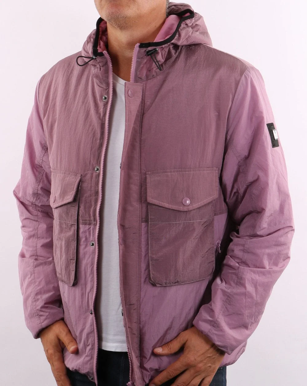Weekend Offender Garbrndt Hooded Jacket Lilac Glow - Image 5