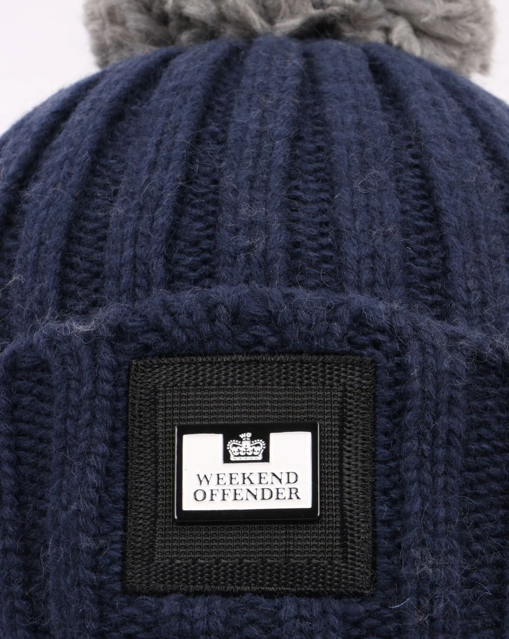 Weekend Offender Gerardi Bobble Hat Navy - Image 2