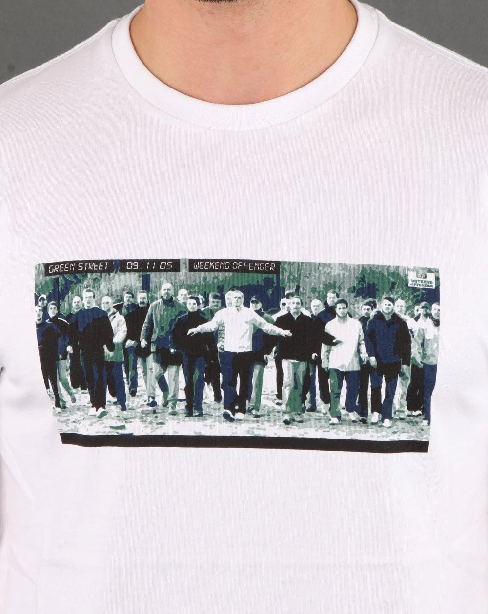 Weekend Offender Green Street T-shirt White - Image 2