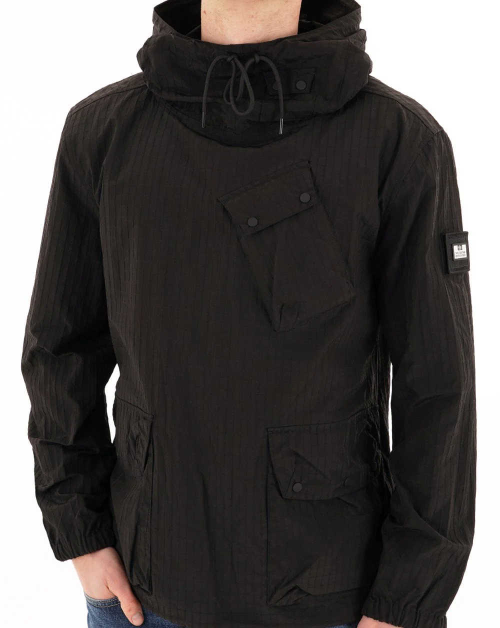 Weekend Offender Grohl Overhead Jacket Black - Image 5