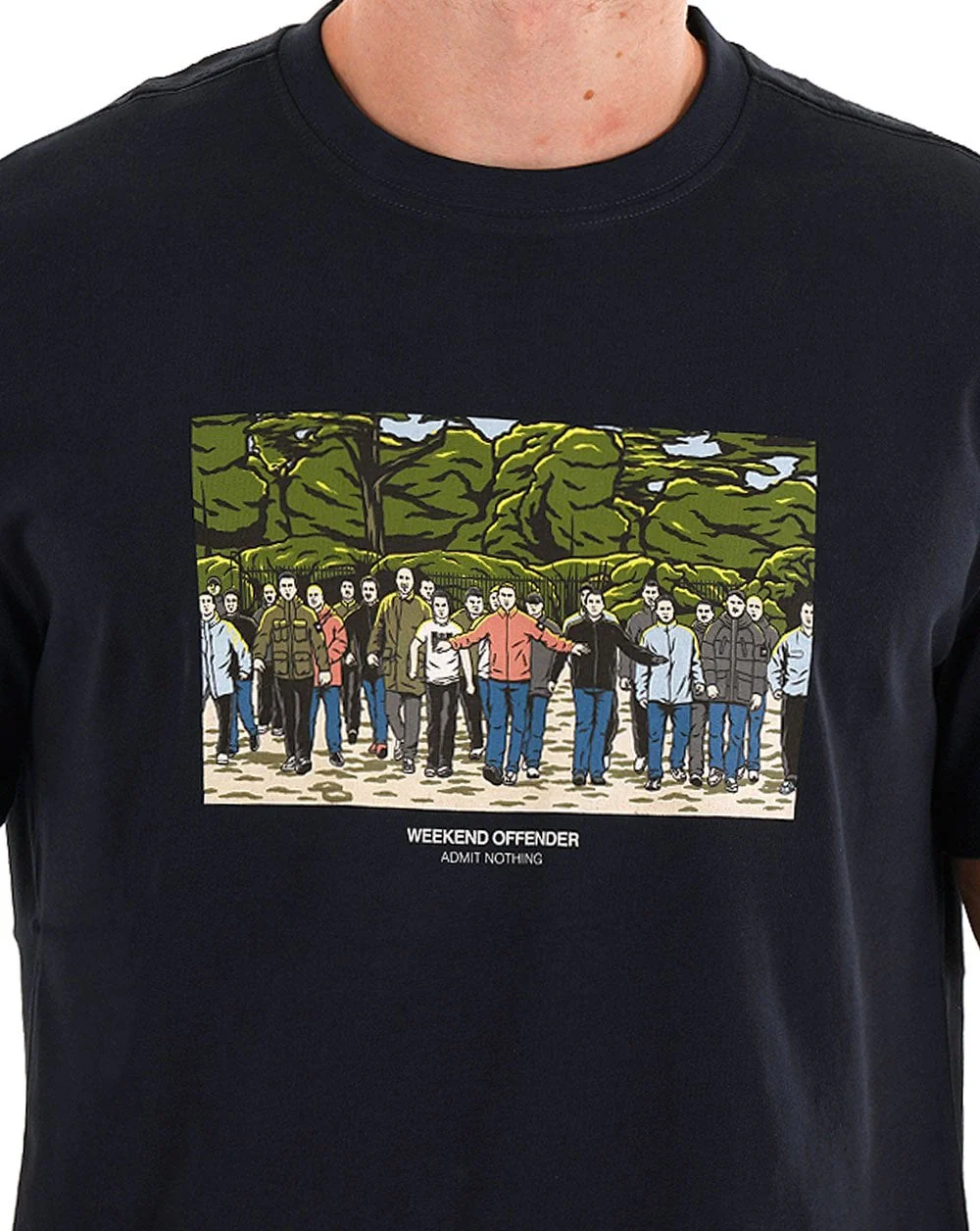 Weekend Offender GSE T Shirt Navy - Image 2