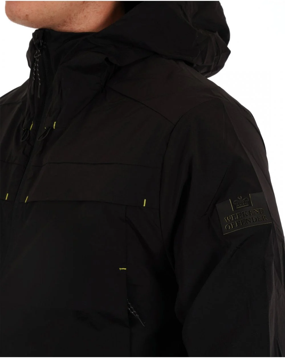 Weekend Offender Guadalajara Tech Windbreaker Black - Image 2