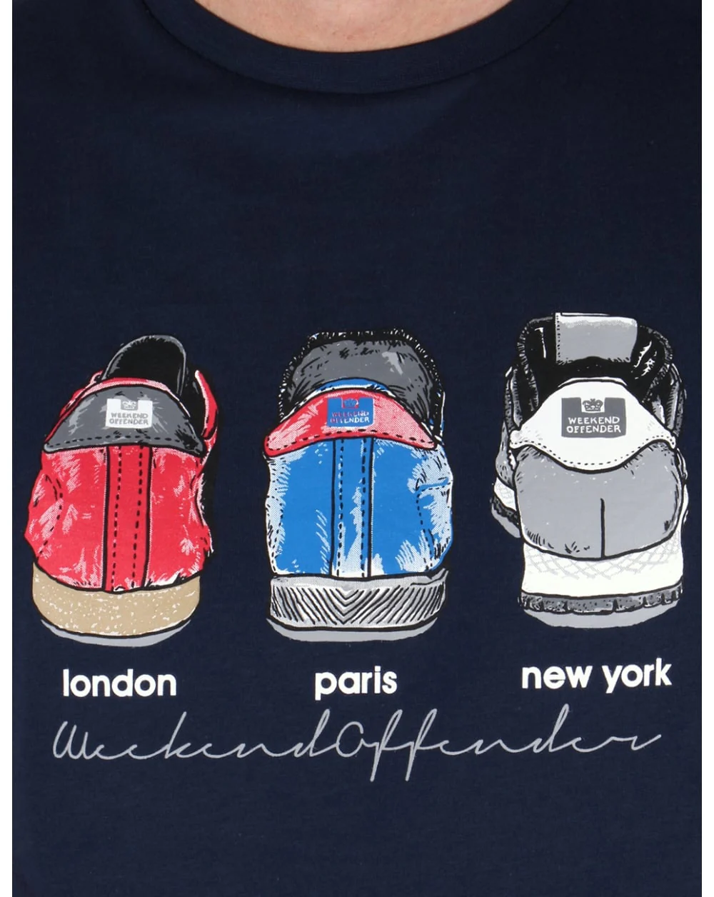 Weekend Offender Heels T-shirt Navy Blue - Image 2