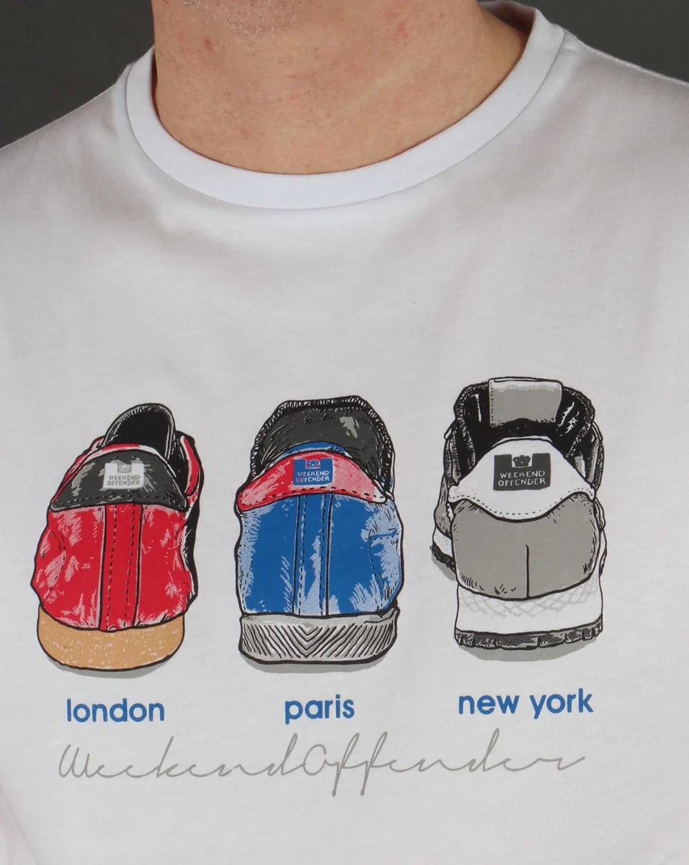 Weekend Offender Heels T-shirt White - Image 2
