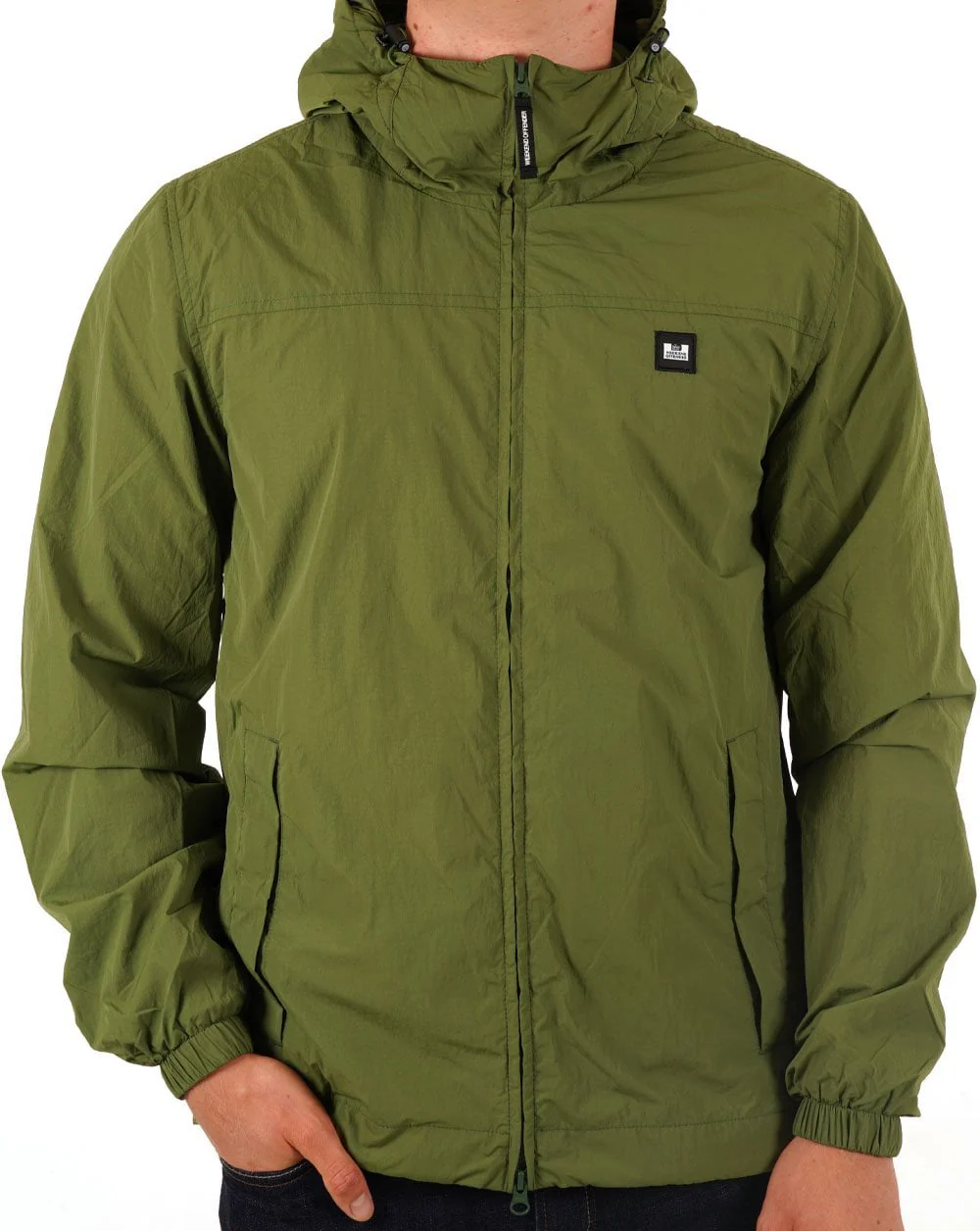 Weekend Offender Hooded Windbreaker Olive