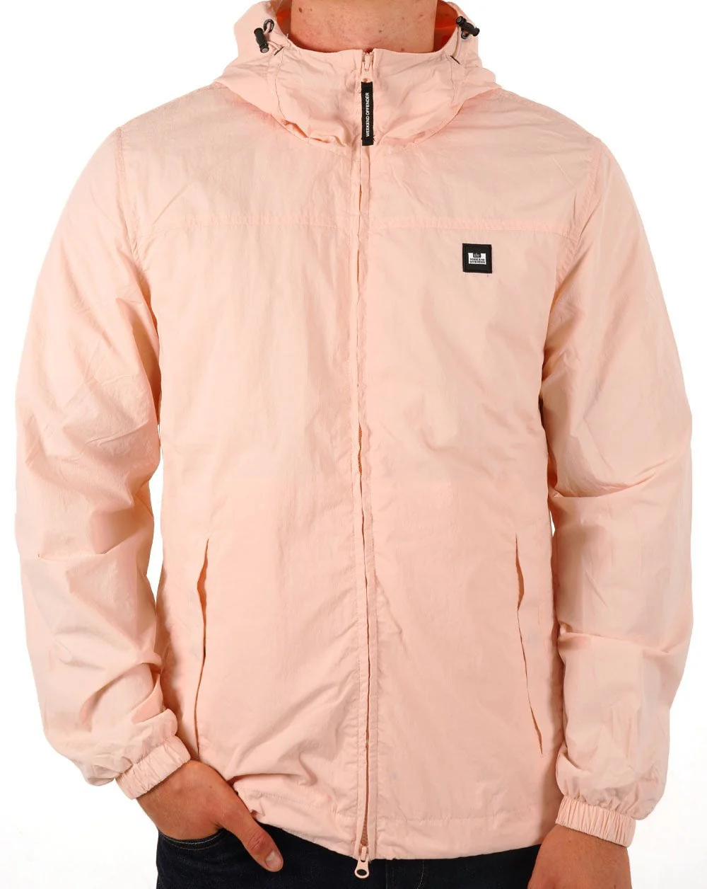 Weekend Offender Hooded Windbreaker Peach