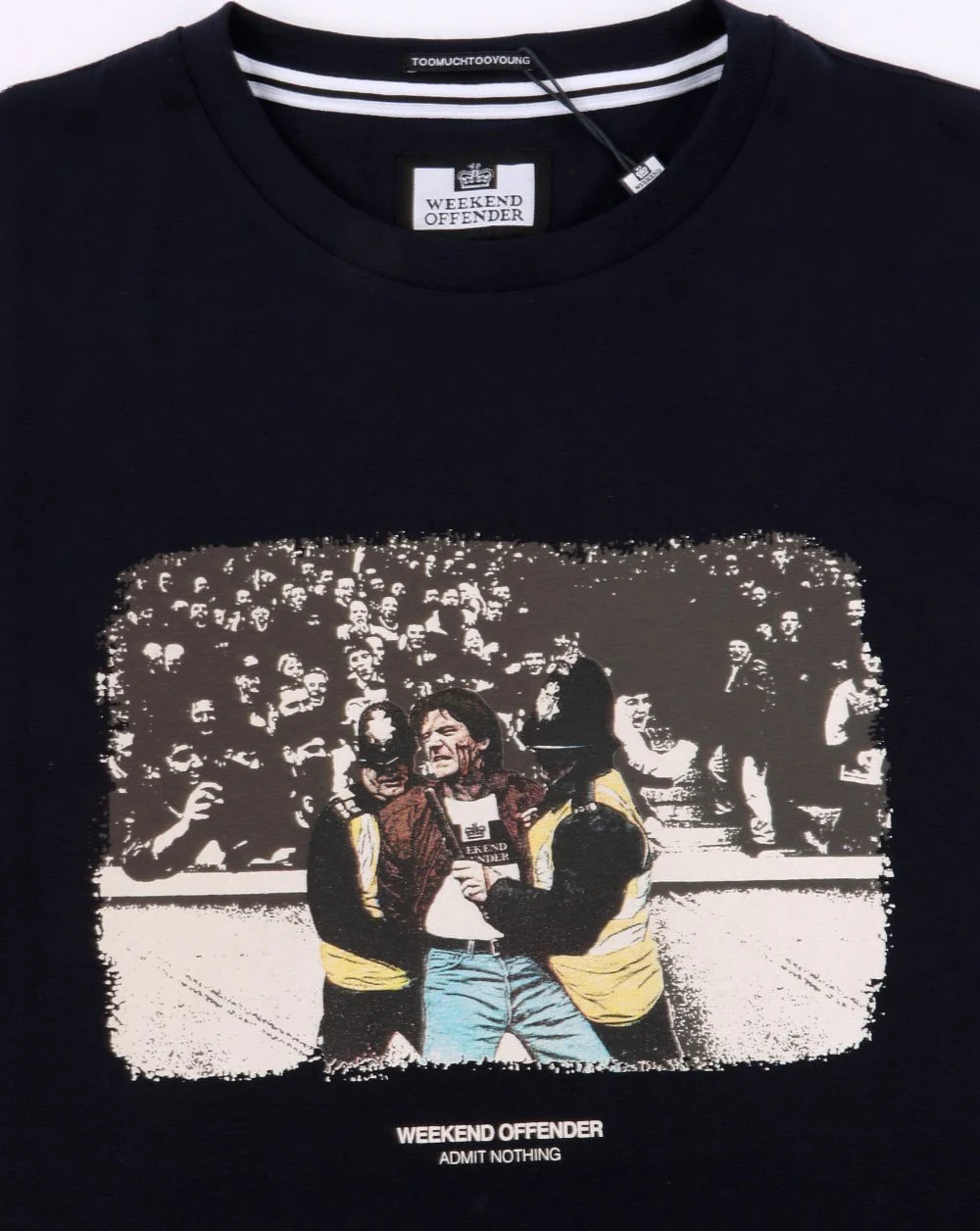 Weekend Offender I.D T-shirt Navy - Image 2