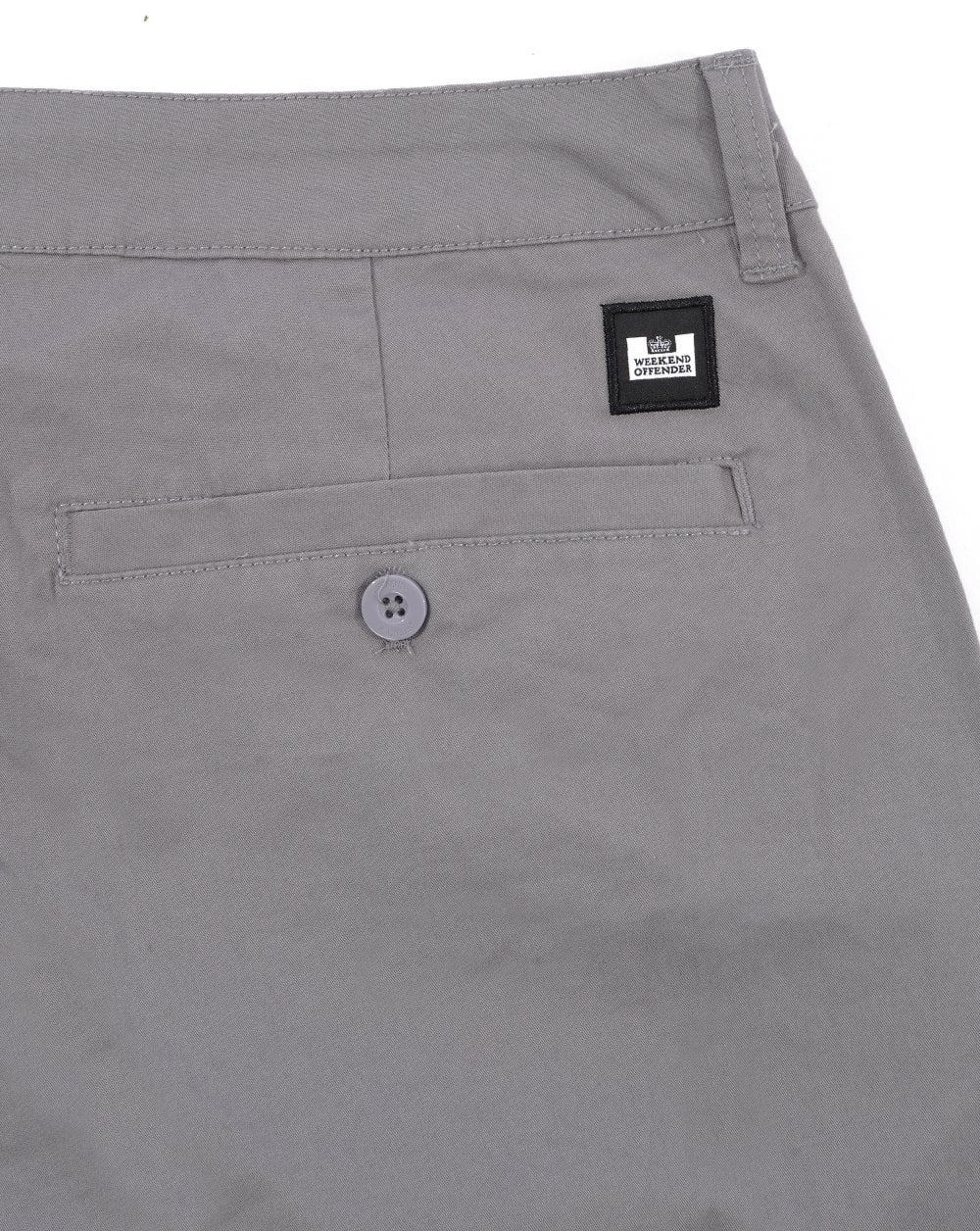 Weekend Offender Ivan Chino Shorts Smokey Grey - Image 2