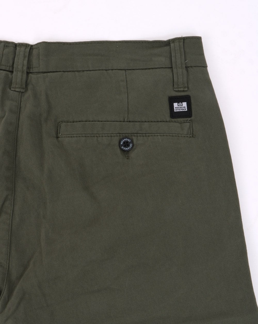 Weekend Offender Ivan Shorts Dark Green - Image 3