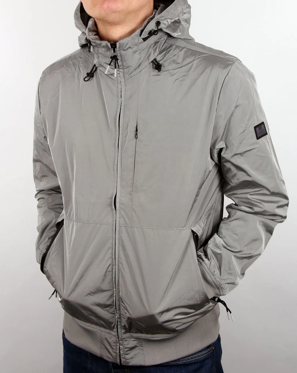 Weekend Offender Jacket Silver Grey - Image 2
