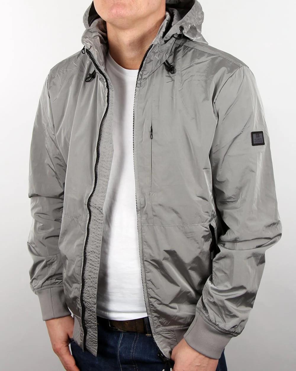 Weekend Offender Jacket Silver Grey - Image 4
