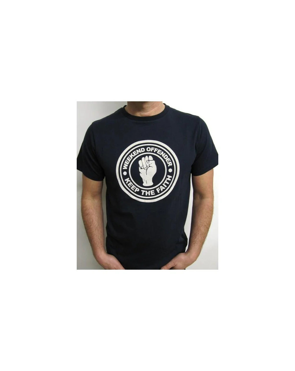 Weekend Offender Keep The Faith T-shirt Navy